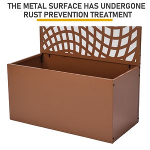 Jardinière en métal de 70 pouces de hauteur avec treillis pour plantes grimpantes et légumes, type pot - Product Image 6