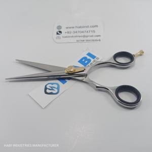 Fabricant et fournisseur de ciseaux de barbier en acier inoxydable avec lame tranchante pour la coupe de cheveux et la beauté - Product Image 4