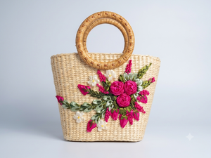 Bolso Bandolera Bohemio de Jacinto de Agua, Estilo Vintage, con Cremallera, Ecológico, Portátil, de 500ml, Mini Bolso de Verano para Mujer, Amarillo - Product Image 6