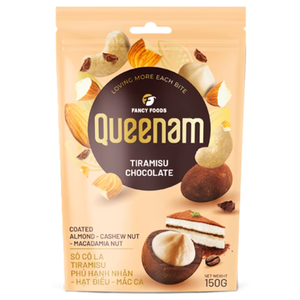 Excellent Quality Dragee Direct Sale From Manufacture OEM/ODM HALAL Tiramisu Chocolate Coated Almond Cashew <b>Macadamia</b> <b>Nuts</b> 150G - Product Image 1