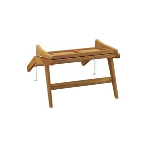 Foldable Teak <b>Wood</b> Modern <b>Garden</b> <b>Chair</b> with Slatted Back and Tapered Legs-Durable Outdoor Furniture for Hotels & Villas - Product Image 6