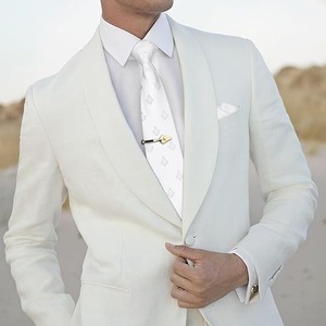 Cravate tissée pour franc-maçon, cravates de mode pour hommes avec motif carré et boussole maçonniques, couleur unie avec symboles maçonniques - Product Image 3