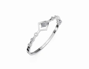 Nebula Nova Lab Grown Diamond <b>Bangle</b> 1.427 Carats 17 Stones 9k 14k 18k Yellow <b>Rose</b> White <b>Gold</b> Cosmic Design Luxury <b>Bangle</b> 17 Pcs - Product Image 4