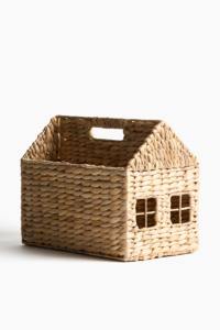 Panier en jacinthe d'eau tressé en forme de maison, fait main, panier de rangement, vente en gros, écologique, fabriqué au Vietnam - Product Image 2