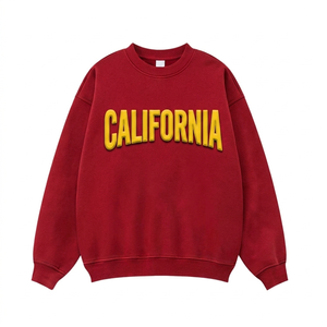 Casual Style Long Sleeve Wholesale <b>Cheap</b> Price Embossed logo O-Neck Pullover Women French Regular Eco-Friendly Sweatshirt Custom - Product Image 1