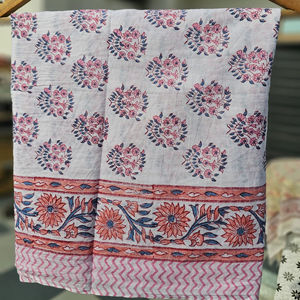 Pareo de algodón con estampado indio, pareo de playa, pareo de verano, pañuelo con estampado, venta al por mayor - Product Image 1