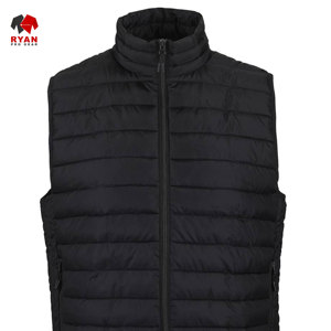 เสื้อกั๊กขนปลาปักเป้าสำหรับผู้ชายผ้าสวมใส่สบายและระบายอากาศได้ดีพร้อมซิปโลโก้ตามสั่ง - Product Image 2