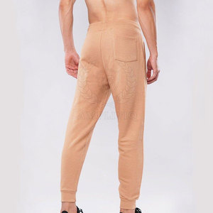 Classic Comfort Men's Joggers 100% Cotton Eco-Friendly Fleece Lining <b>Elastic</b> <b>Waist</b> Athletic Breathable Everyday Wear <b>Trousers</b> - Product Image 2