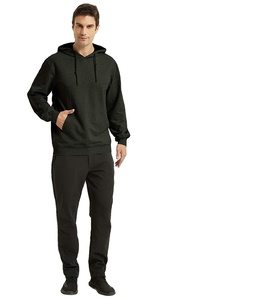 Sweat-shirts à capuche pour hommes en molleton 100% coton avec poche, respirants et à séchage rapide, dernier design, vente chaude - Product Image 3