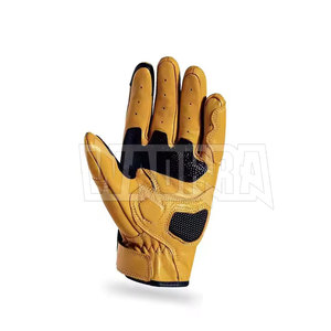 Gants de moto unisexes en cuir respirant, à séchage rapide, de haute qualité, antidérapants, pour usage sportif, fabriqués au Pakistan - Product Image 3