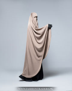 Approvisionnement d'usine Khimar Hijab Robe pour femmes musulmanes Tissu en polyester fait à la main Plusieurs tailles Couleurs pour Eid Soirée - Product Image 3