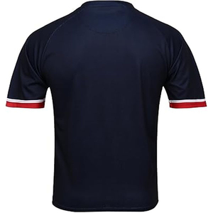 Camiseta de Fútbol para Hombre al por Mayor, Manga Corta, Impresa con Nombre de Equipo Personalizado, Sublimación, 100% Poliéster, Secado Rápido, OEM, Jersey de Fútbol Estilo USA - Product Image 4