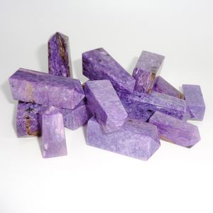 Obelisco de Cristal de Charoita Natural Chakralume, Pulido a Mano, Gema Púrpura para Meditación, Reiki, Sanación Energética de Chakras - Product Image 2