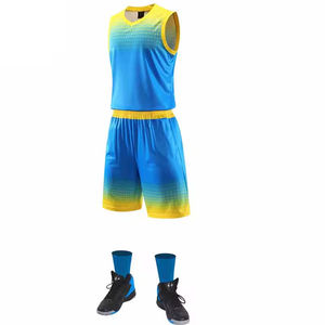 Conjunto de Camiseta sin Mangas para Uniforme de Baloncesto, Diseño Nuevo, Fabricación en Fábrica, Impresión por Sublimación, Transpirable, 100% Poliéster, para Equipos Deportivos - Product Image 1