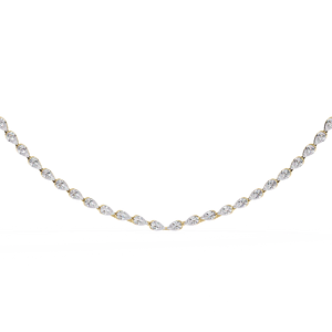 Collar de Diamantes Twilight Whisper de Oro Sólido de 9k, 14k, 18k, Fabricado a Medida en Oro Rosa, Oro Amarillo, Plata 925, Oro Blanco - Product Image 2