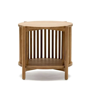 Mesa de Noche Plegable de Madera Maciza de Primera Calidad con Amplio Espacio de Almacenamiento, Diseño Moderno para el Hogar, Hotel, Dormitorio y Comedor - Product Image 1