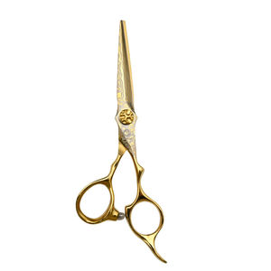 Ciseaux de coiffure professionnels en acier inoxydable japonais pour cheveux clairsemés, pour droitiers, sécurité garantie, modèle EIK-156 - Product Image 4