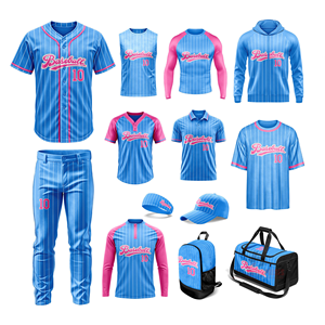 Ensemble uniforme de baseball et t-shirt graphique surdimensionné pour homme, personnalisé, haut de gamme et économique, en tissu épais pour softball - Product Image 1