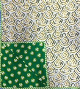 Nouvelle Arrivée 2026 Couette Bébé en Coton Faite Main à Motif Cœur Vert, Couche Intermédiaire en Flanelle, Couette Designer pour Décoration de Lit de Bébé - Product Image 1