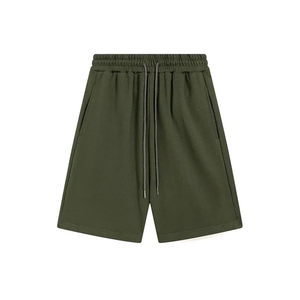 Shorts d'été décontractés pour hommes, respirants, taille élastique, séchage rapide, pour activités sportives en extérieur, logo personnalisé, vente en gros, rouge - Product Image 2