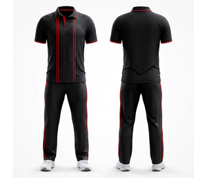 Custom Team <b>Cricket</b> Uniform Full Sublimation | Men Women Youth <b>Cricket</b> Wears Polo Shirt and Trouser Full Team Outfit - Product Image 1