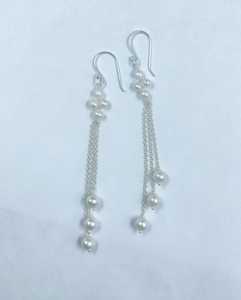 Natural <b>Pearl</b> Dangle Earrings Freshwater <b>Pearl</b> <b>Jewelry</b> Handmade Elegant Fashion Wholesale Accessories - Product Image 3