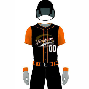 Service OEM d'uniformes de baseball, prix de gros, stock disponible, ensemble short et maillot de baseball pour hommes, logo personnalisé, couleurs personnalisées - Product Image 5