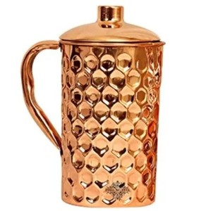 Jarra de Cobre Martillado de Lujo Moderno, Doble Pared, Gran Capacidad, Portátil y Desechable, para Hogar, Oficina y Uso en Exteriores - Product Image 3