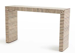 Traditional Bone Inlay Console <b>Table</b> Handmade <b>Mosaic</b> Craftsmanship Decorative Accent Furniture For Classic Home Interior - Product Image 6