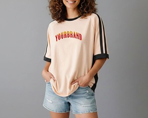 Camiseta OEM para mujer de inspiración vintage, estilo lavado, para una estética de la élite, producción en masa con entrega rápida. - Product Image 1