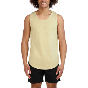 Débardeur de sport respirant en tricot, style urbain, éco-responsable, pour hommes - 100% coton, vêtements de fitness, service OEM - Product Image 3