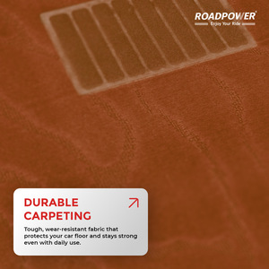 ROADPOWER (RP-MAT-188) Alfombrillas universales premium de 5 piezas para coche, para asientos delanteros y traseros, protegen el vehículo de la suciedad - Product Image 5