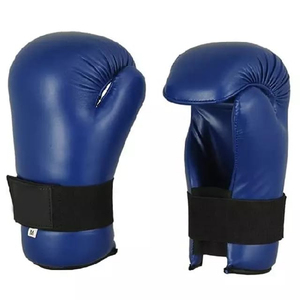 New Open Hand Design PU Leather Semi Contact <b>Gloves</b> for Martial Arts Training for <b>Karate</b> Boxing and Taekwondo Sparring - Product Image 3