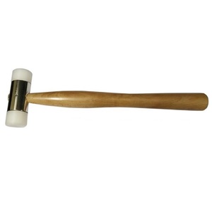 Martillo de Goma con Mango de Hierro y Cabeza Irregular de 3/4'', Herramienta de Pulido de Joyería de Nylon, Martillo para Manualidades, Modelo SUNTOOLS/STIPL 427-430 - Product Image 1