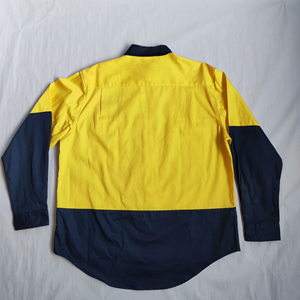 Camisa de Trabajo de Manga Larga con Logotipo Personalizado, Costuras de Algodón, Color Otoñal, Ropa de Trabajo Cómoda y Segura para Hombre - Product Image 6
