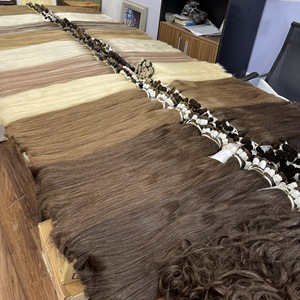 Extensions de cheveux humains Remy vietnamiens personnalisées, lisses et ondulées naturelles, en vrac 100g, vente directe d'usine - Product Image 4