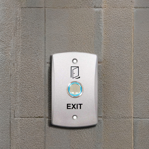 DC 12V Exit Push <strong>Button</strong> with Blue LED 1NO1NC Switch <strong>Combination</strong> for EXIT SYSTEMS - Product Image 2