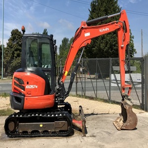 Mini-excavatrice Kubota Kx057-4 économique offrant des performances de creusement fiables, une maniabilité compacte et une puissance hydraulique élevée - Product Image 4