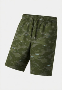 Shorts de Mujer con Estampado de Camuflaje, Cintura Media, Corte Regular, Tejido de Poliéster Transpirable, con Bolsillos - Product Image 2