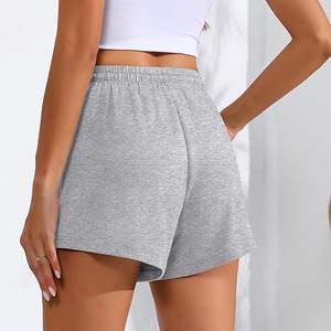 Pantalones Cortos Casuales Holgados y Transpirables para Hombre y Mujer, Tejido de Punto, Logotipo Personalizado, Pantalones Cortos de Algodón - Product Image 2