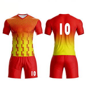 Custom Design Best Polyester Sublimation Soccer Uniform Sets OEM Wholesale High Quality Short Sleeve Breathable Quick Dry Unisex - Product Image 3