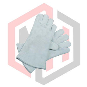 Gants de soudage en cuir de vachette, gants en cuir pour soudeurs, résistants à la chaleur, anti-feu, pour le barbecue et le travail - Product Image 2