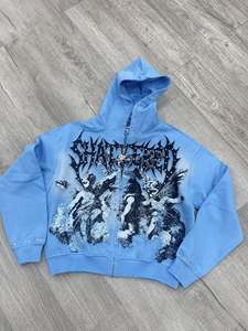 ผู้ผลิตขายส่งเสื้อฮู้ดดี้แบบซิปมีซับในผ้าเฟรนช์เทอร์รี่ น้ำหนัก 400 กรัม ซักกรด  รับทำโลโก้ตามสั่ง สำหรับทั้งชายและหญิง - Product Image 4