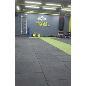 Rubber Workout 8mm Floor Tiles - Product Image 1