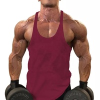 Camiseta Deportiva Personalizada para Hombre, Estilo Stringer, para Gimnasio, Fitness, Musculación, Entrenamiento, Sin Mangas