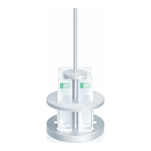 Soporte de Plástico Hellma para Limpieza de Celdas, 4 Celdas, 10 mm de Vía de Luz para Limpieza Ultrasónica - Product Image 1