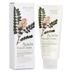 Crème pour les mains hydratante à l'acacia 3W CLINIC 100ml, authentique crème pour les mains hydratante et nourrissante coréenne K Beauty, soin de la peau - Product Image 2