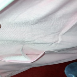 Formal post Mastectomy Recovery Shirt with Zipper <b>Drain</b> Pockets & Fasteners to Hold Drainage Tubes for hospital use - Product Image 4
