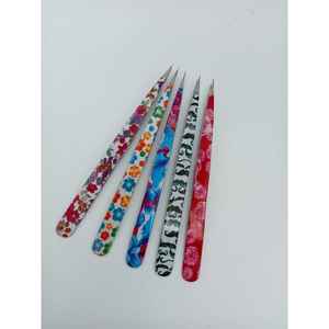 Professional Stainless Steel Lash Tweezers for Fast and Accurate <b>Application</b> - Product Image 1