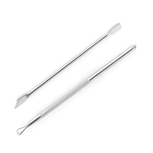 Pousse-cuticules professionnel 2026 pour manucure, avec poignée imprimée, double extrémité - Product Image 1